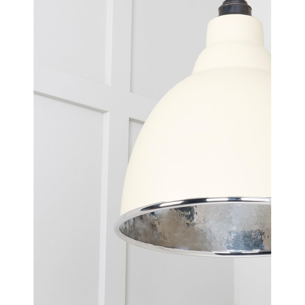 From The Anvil - Hammered Nickel Brindley Pendant in Teasel | Sku. 49511TE | Trade Door Handles.