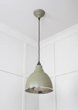 From The Anvil - Hammered Nickel Brindley Pendant in Tump | Sku. 49511TU | Trade Door Handles.