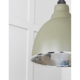 From The Anvil - Hammered Nickel Brindley Pendant in Tump | Sku. 49511TU | Trade Door Handles.