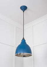 From The Anvil - Hammered Nickel Brindley Pendant in Upstream | Sku. 49511U | Trade Door Handles.