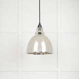 From The Anvil - Hammered Nickel Brindley Pendant | Sku. 49511 | Trade Door Handles.