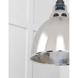 From The Anvil - Hammered Nickel Brindley Pendant | Sku. 49511 | Trade Door Handles.