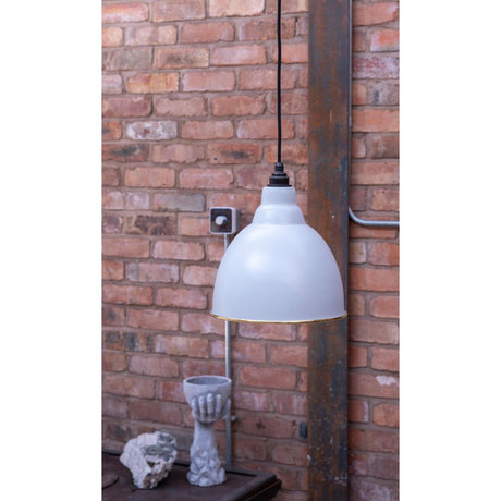 From The Anvil - Hammered Brass Brindley Pendant in Birch | Sku. 49517BI | Trade Door Handles.