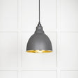 From The Anvil - Hammered Brass Brindley Pendant in Bluff | Sku. 49517BL | Trade Door Handles.