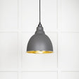 From The Anvil - Hammered Brass Brindley Pendant in Bluff | Sku. 49517BL | Trade Door Handles.