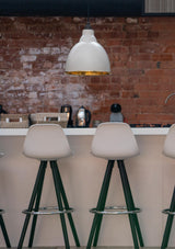 From The Anvil - Hammered Brass Brindley Pendant in Flock | Sku. 49517F | Trade Door Handles.