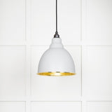 From The Anvil - Hammered Brass Brindley Pendant in Flock | Sku. 49517F | Trade Door Handles.