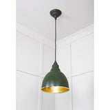 From The Anvil - Hammered Brass Brindley Pendant in Heath | Sku. 49517H | Trade Door Handles.