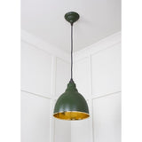 From The Anvil - Hammered Brass Brindley Pendant in Heath | Sku. 49517H | Trade Door Handles.