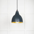From The Anvil - Hammered Brass Brindley Pendant in Soot | Sku. 49517SO | Trade Door Handles.