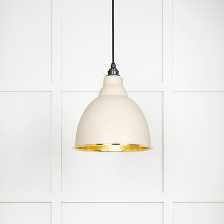From The Anvil - Hammered Brass Brindley Pendant in Teasel | Sku. 49517TE | Trade Door Handles.