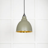 From The Anvil - Hammered Brass Brindley Pendant in Tump | Sku. 49517TU | Trade Door Handles.