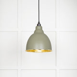 From The Anvil - Hammered Brass Brindley Pendant in Tump | Sku. 49517TU | Trade Door Handles.
