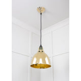 From The Anvil - Hammered Brass Brindley Pendant | Sku. 49517 | Trade Door Handles.