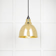 From The Anvil - Hammered Brass Brindley Pendant | Sku. 49517 | Trade Door Handles.