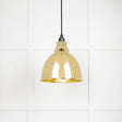 From The Anvil - Hammered Brass Brindley Pendant | Sku. 49517 | Trade Door Handles.
