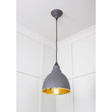 From The Anvil - Smooth Brass Brindley Pendant in Bluff | Sku. 49518BL | Trade Door Handles.