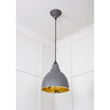 From The Anvil - Smooth Brass Brindley Pendant in Bluff | Sku. 49518BL | Trade Door Handles.