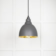 From The Anvil - Smooth Brass Brindley Pendant in Bluff | Sku. 49518BL | Trade Door Handles.