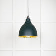 From The Anvil - Smooth Brass Brindley Pendant in Dingle | Sku. 49518DI | Trade Door Handles.