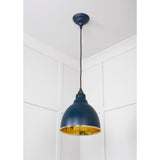 From The Anvil - Smooth Brass Brindley Pendant in Dusk | Sku. 49518DU | Trade Door Handles.