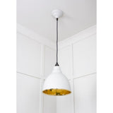 From The Anvil - Smooth Brass Brindley Pendant in Flock | Sku. 49518F | Trade Door Handles.
