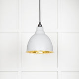 From The Anvil - Smooth Brass Brindley Pendant in Flock | Sku. 49518F | Trade Door Handles.