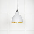 From The Anvil - Smooth Brass Brindley Pendant in Flock | Sku. 49518F | Trade Door Handles.