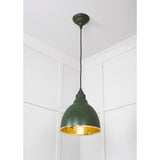 From The Anvil - Smooth Brass Brindley Pendant in Heath | Sku. 49518H | Trade Door Handles.