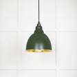 From The Anvil - Smooth Brass Brindley Pendant in Heath | Sku. 49518H | Trade Door Handles.