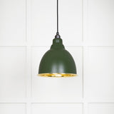 From The Anvil - Smooth Brass Brindley Pendant in Heath | Sku. 49518H | Trade Door Handles.