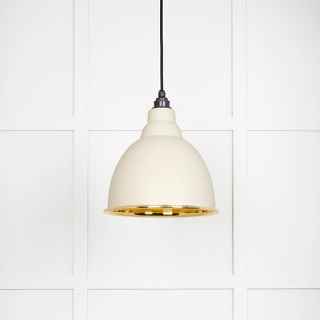 From The Anvil - Smooth Brass Brindley Pendant in Teasel | Sku. 49518TE | Trade Door Handles.
