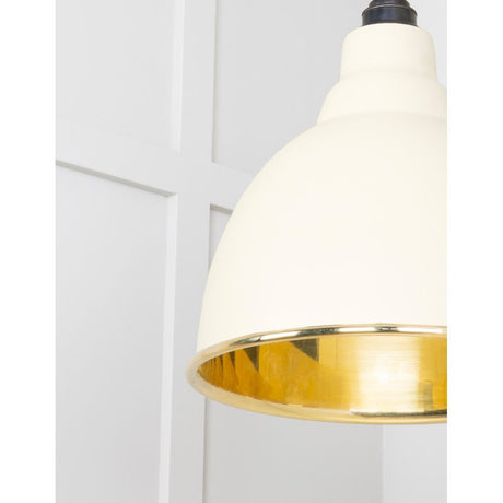 From The Anvil - Smooth Brass Brindley Pendant in Teasel | Sku. 49518TE | Trade Door Handles.