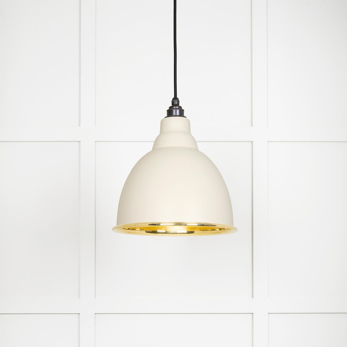 From The Anvil - Smooth Brass Brindley Pendant in Teasel | Sku. 49518TE | Trade Door Handles.
