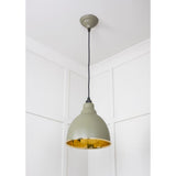 From The Anvil - Smooth Brass Brindley Pendant in Tump | Sku. 49518TU | Trade Door Handles.