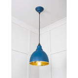 From The Anvil - Smooth Brass Brindley Pendant in Upstream | Sku. 49518U | Trade Door Handles.