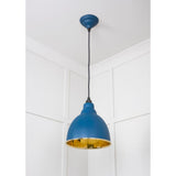 From The Anvil - Smooth Brass Brindley Pendant in Upstream | Sku. 49518U | Trade Door Handles.