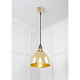 From The Anvil - Smooth Brass Brindley Pendant | Sku. 49518 | Trade Door Handles.