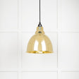 From The Anvil - Smooth Brass Brindley Pendant | Sku. 49518 | Trade Door Handles.