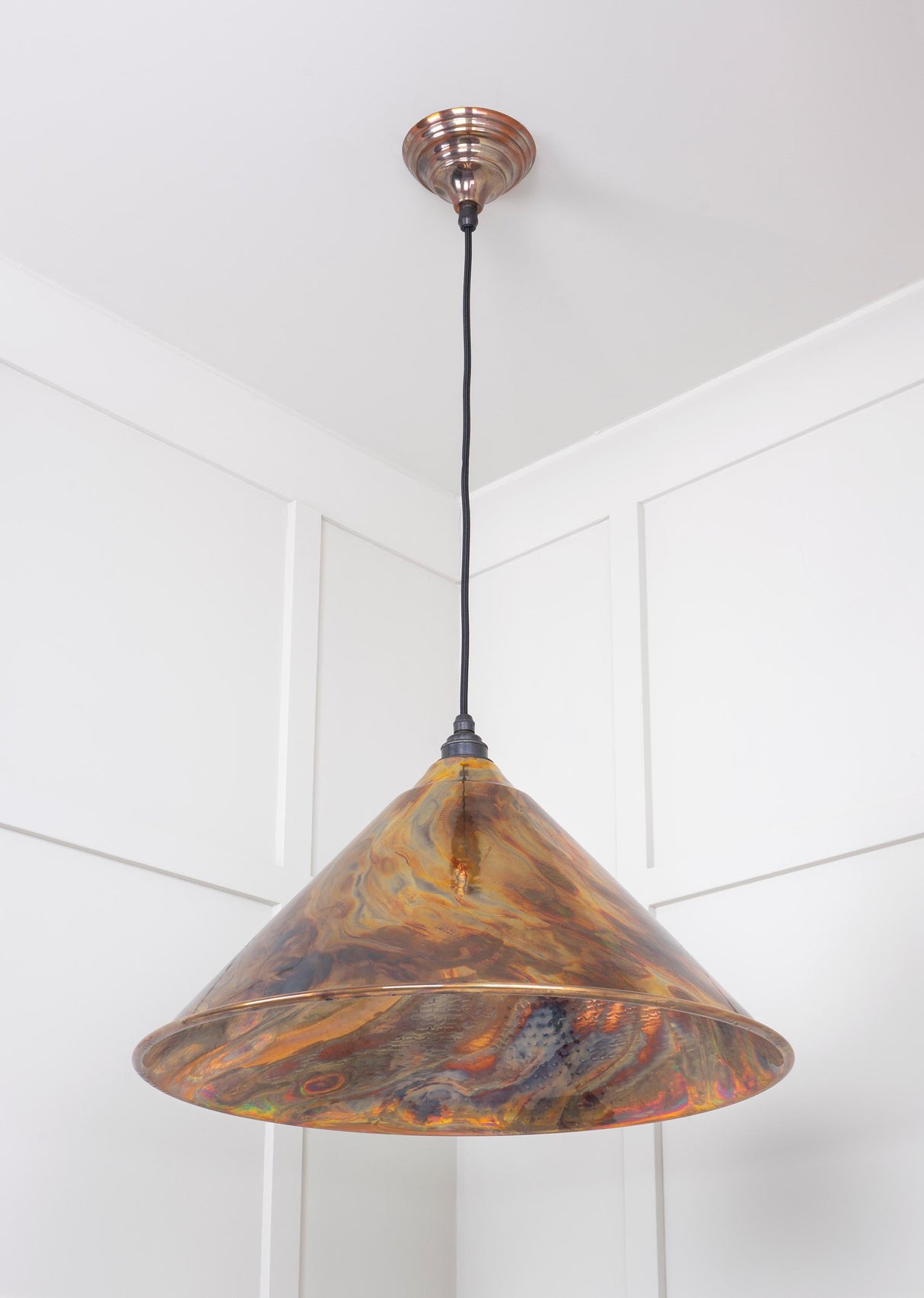 From The Anvil - Burnished Hockley Pendant | Sku. 49519 | Trade Door Handles.