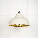 From The Anvil - Hammered Brass Harborne Pendant in Teasel | Sku. 49521TE | Trade Door Handles.