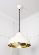 From The Anvil - Hammered Brass Harborne Pendant in Teasel | Sku. 49521TE | Trade Door Handles.