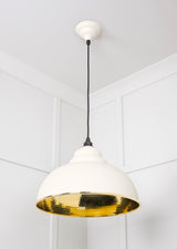 From The Anvil - Hammered Brass Harborne Pendant in Teasel | Sku. 49521TE | Trade Door Handles.