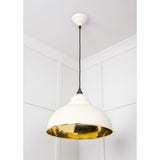 From The Anvil - Hammered Brass Harborne Pendant in Teasel | Sku. 49521TE | Trade Door Handles.