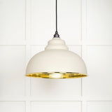 From The Anvil - Hammered Brass Harborne Pendant in Teasel | Sku. 49521TE | Trade Door Handles.