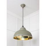 From The Anvil - Hammered Brass Harborne Pendant in Tump | Sku. 49521TU | Trade Door Handles.