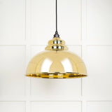 From The Anvil - Hammered Brass Harborne Pendant | Sku. 49521 | Trade Door Handles.