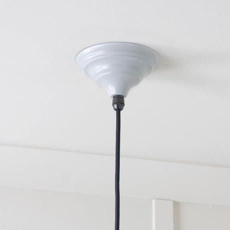 From The Anvil - Smooth Brass Harborne Pendant in Birch | Sku. 49522BI | Trade Door Handles.