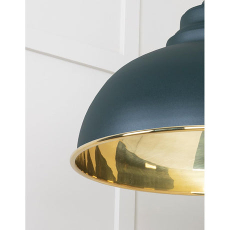 From The Anvil - Smooth Brass Harborne Pendant in Dingle | Sku. 49522DI | Trade Door Handles.