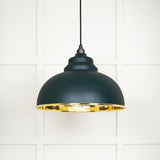 From The Anvil - Smooth Brass Harborne Pendant in Dingle | Sku. 49522DI | Trade Door Handles.